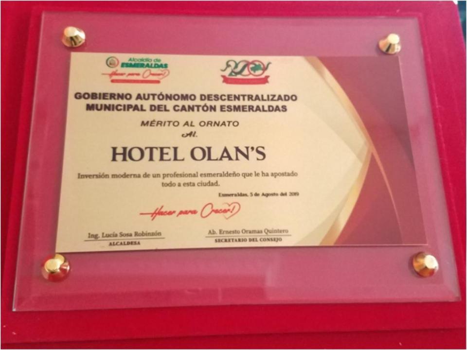 Olan'S Hotel Group Esmeraldas Luaran gambar